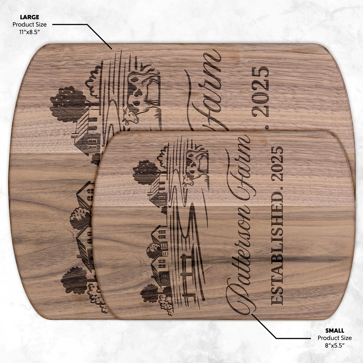 Personalized_Farmhouse_Cutting_Board_Cu_Dark_H_Size_Options_Mockup.png