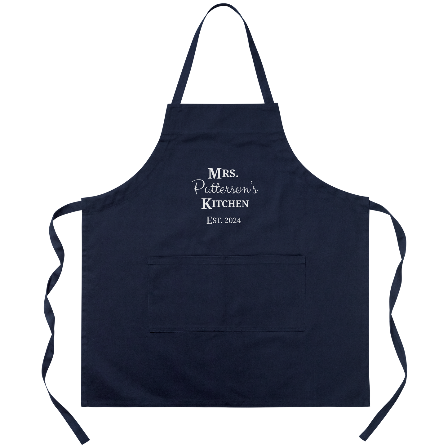 Custom_Mrs_Pattersons_Kitchen_Apron_Navy_Transparent_Mockup.png