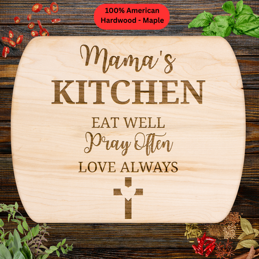 Cutting Board. Christian Gift for Mom. Faith Inspired Mother’s Day Present.