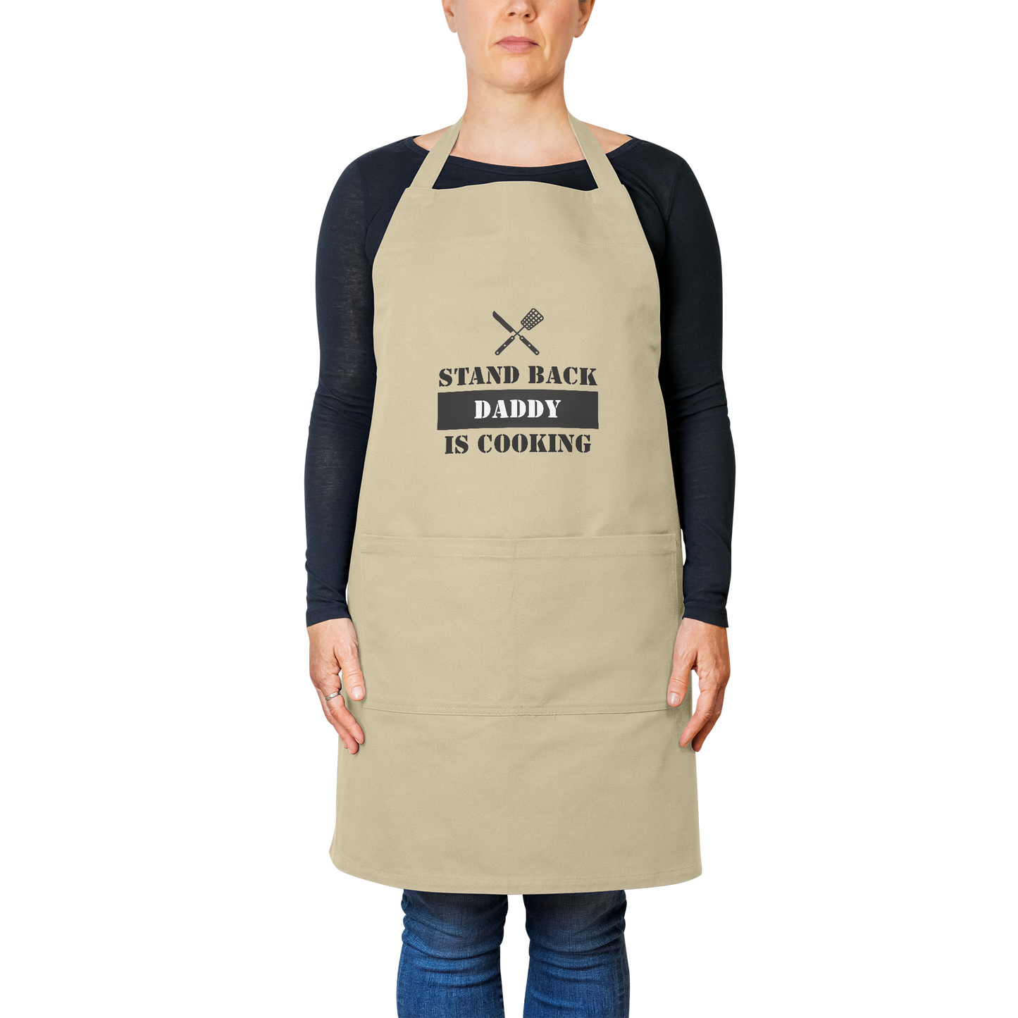 Funny_Apron_for_Dad_Stand_Back_Daddy_I_Khaki_Model_Mockup.png