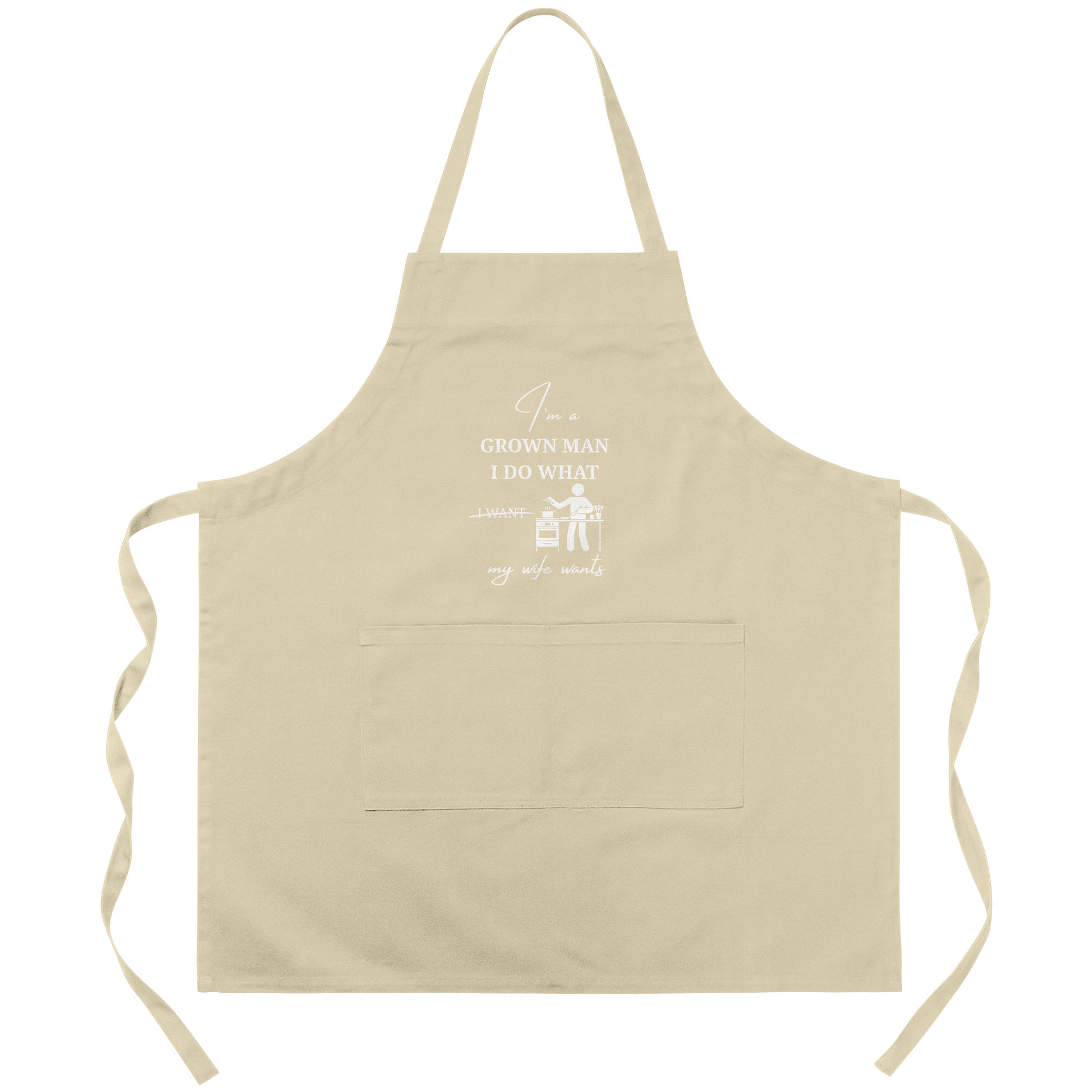 Funny_Husband_Apron_Im_a_Grown_Man__Khaki_Transparent_Mockup.png
