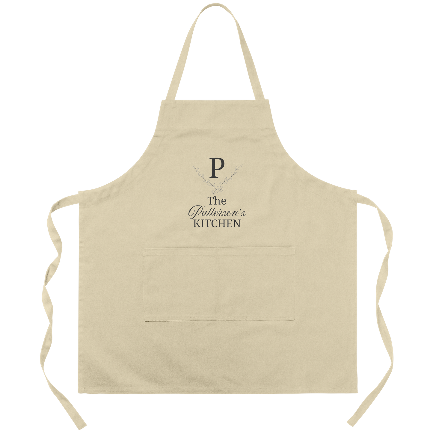 Personalized_Apron_P_The_Pattersons_Khaki_Transparent_Mockup.png