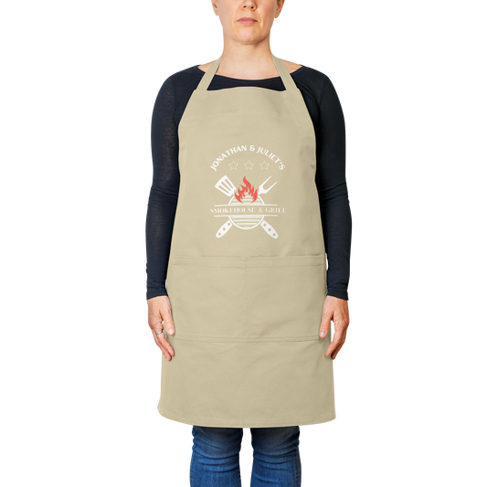 Personalized_BBQ_Apron_Smokehouse__Gri_Khaki_Model_Mockup.png