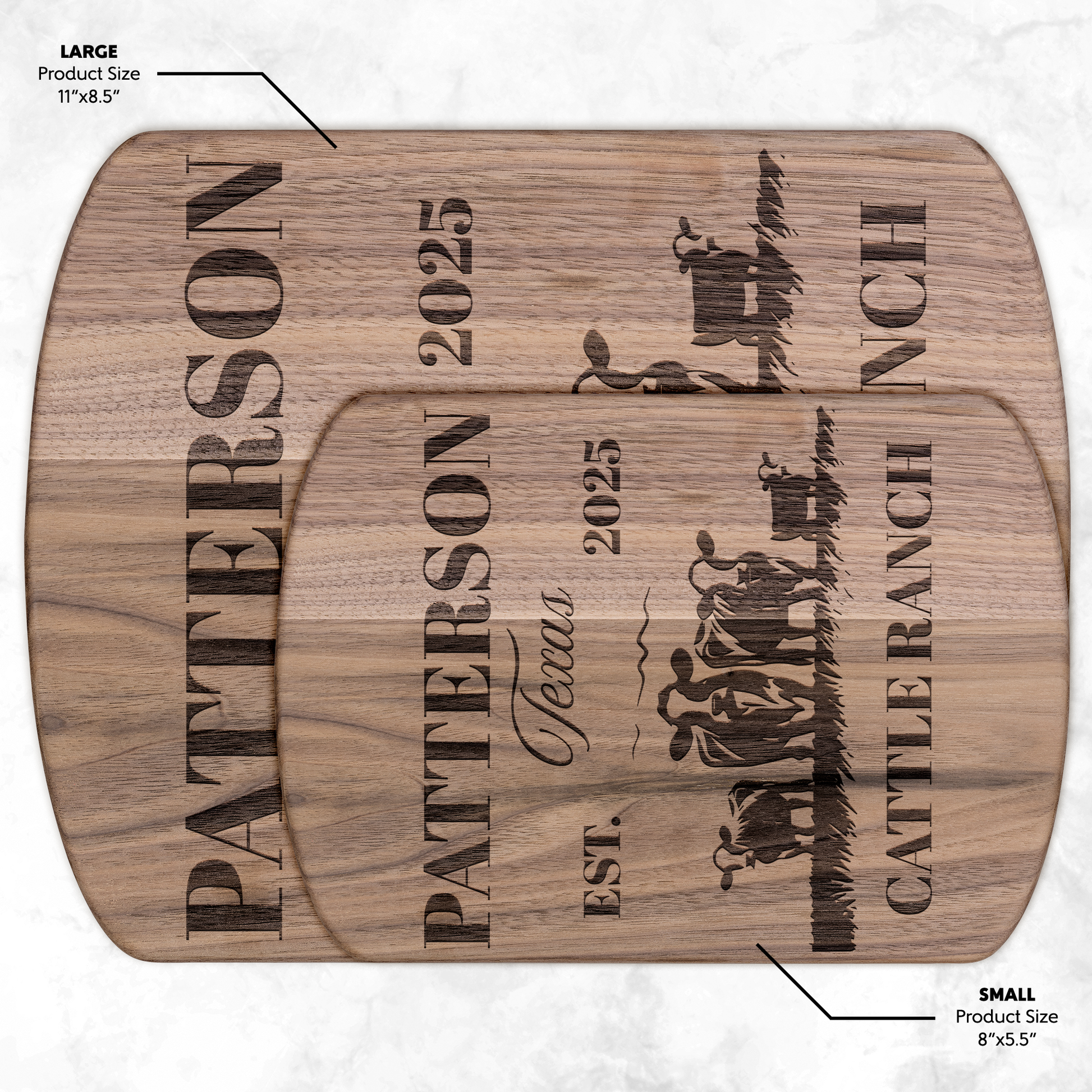 Personalized_Cattle_Ranch_Cutting_Board_Dark_H_Size_Options_Mockup.png