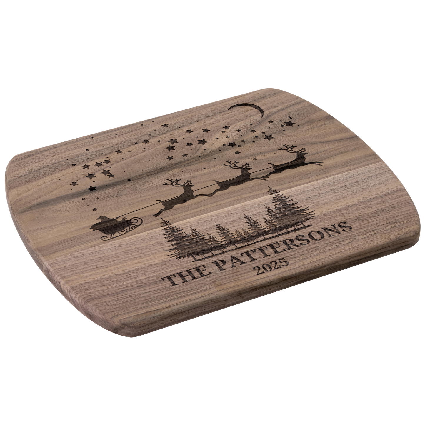 Personalized_Christmas_Cutting_Board_Cu_Dark_Rounded_H_Angle_Mockup.png