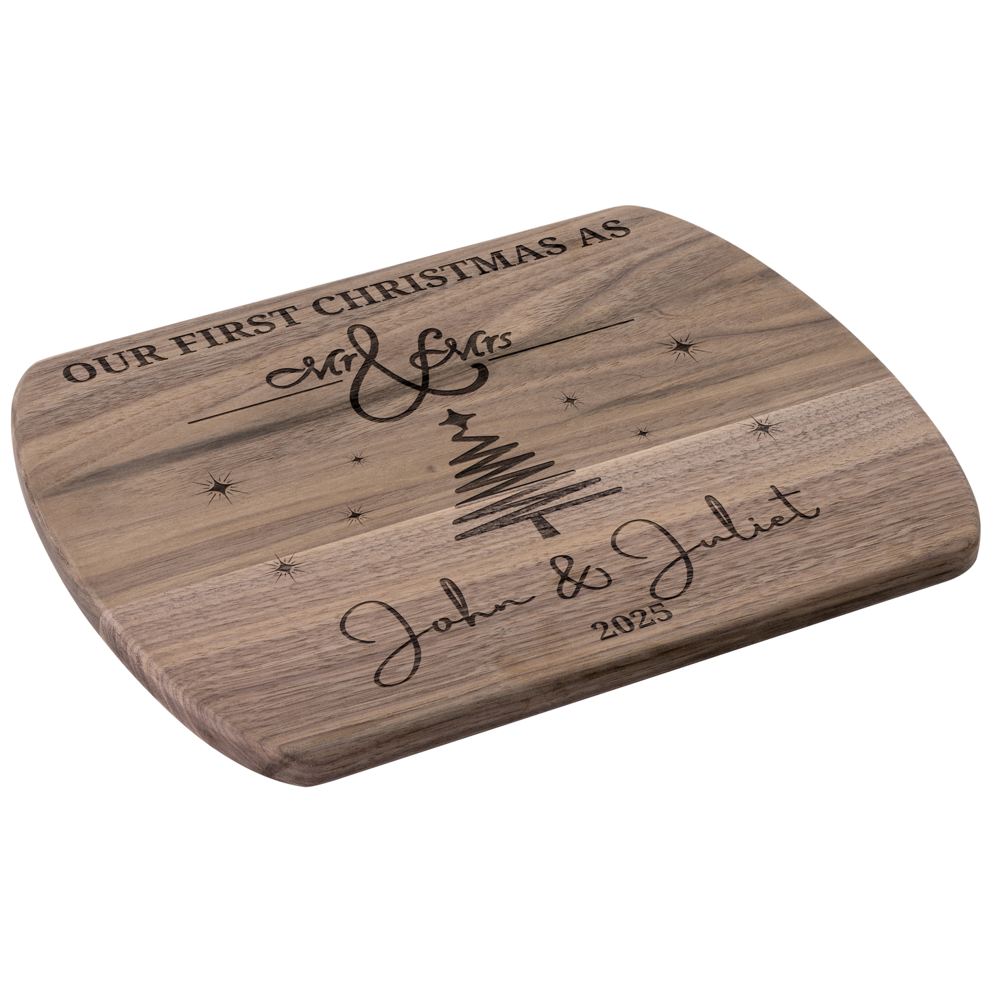 Personalized_Christmas_Cutting_Board_Cu_Dark_Rounded_H_Angle_Mockup.png