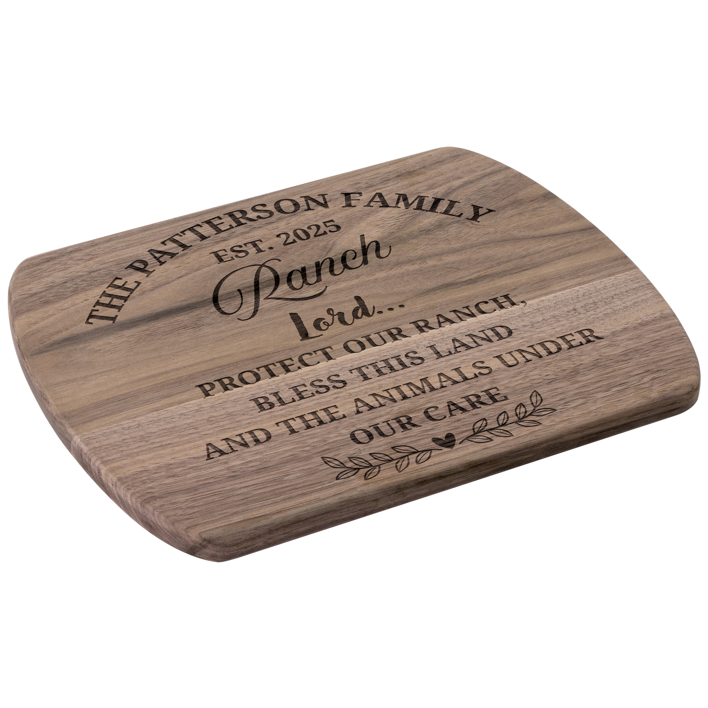 Personalized_Ranch_Family_Cutting_Board_Dark_Rounded_H_Angle_Mockup.png