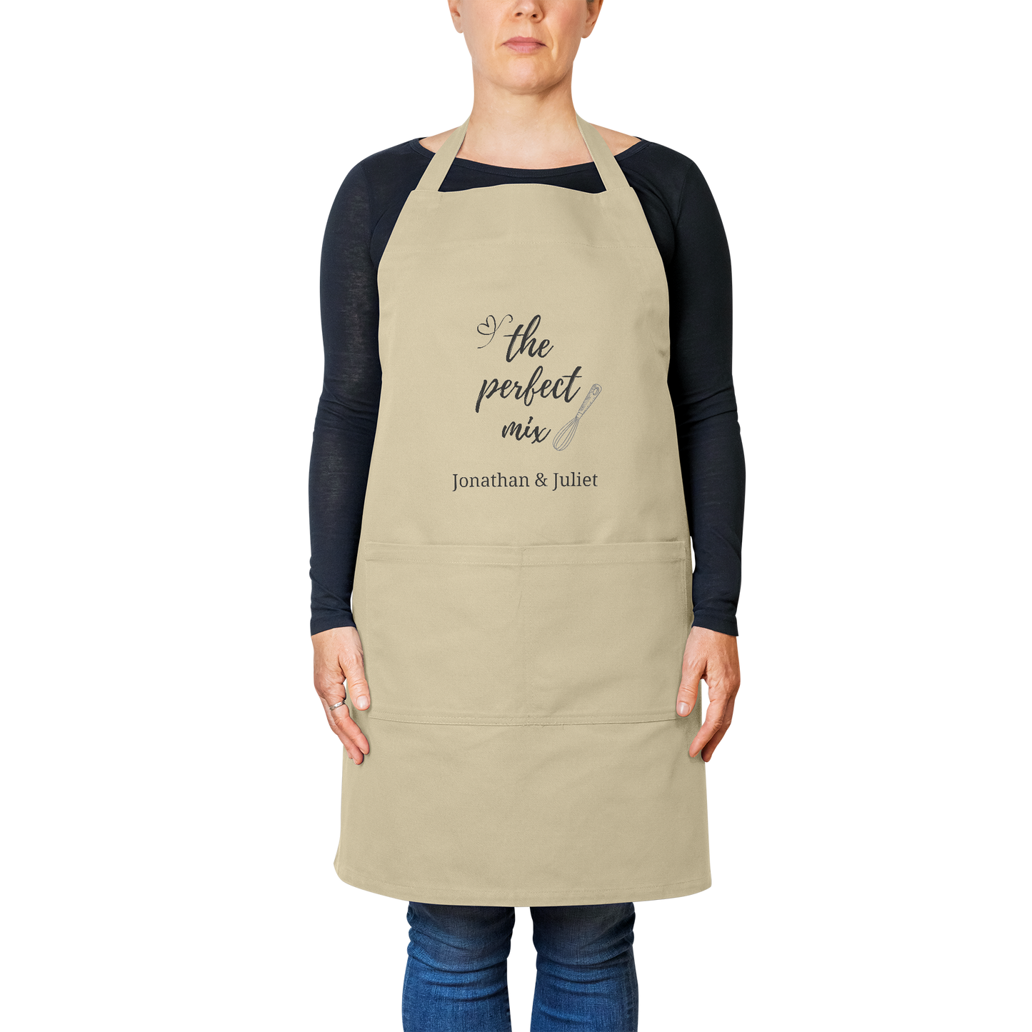 The_Perfect_Mix_Personalized_Couples_Ap_Khaki_Model_Mockup.png