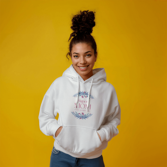 Super Mom Hoodie – Floral Mother's Day Edition