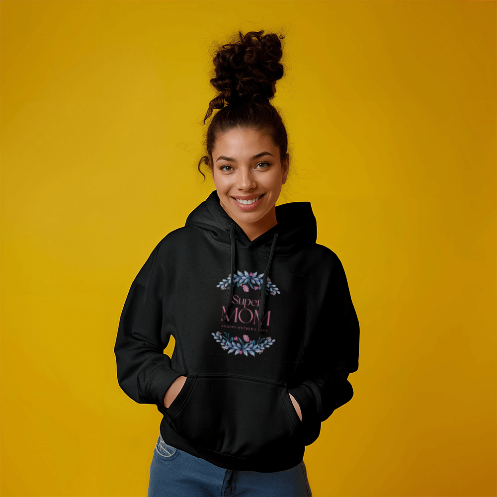 Super Mom Hoodie – Floral Mother's Day Edition