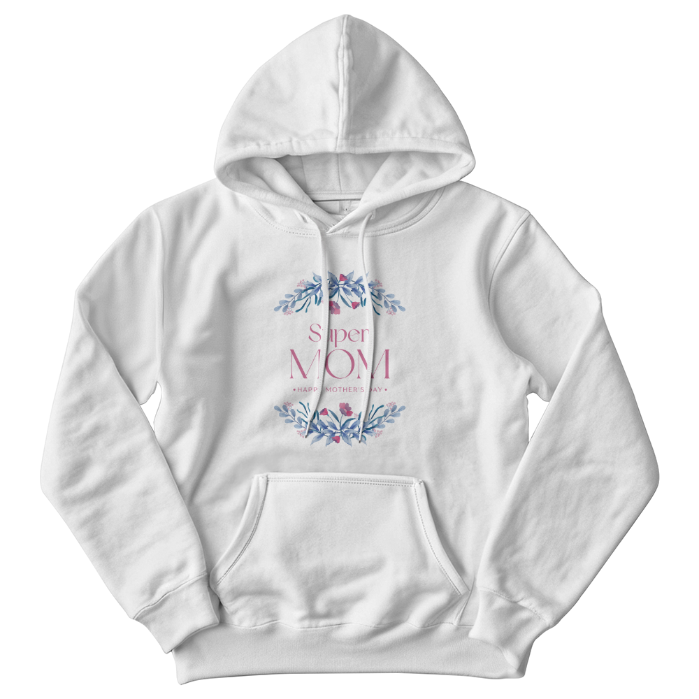 Super Mom Hoodie – Floral Mother's Day Edition